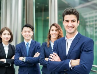 Successful business team